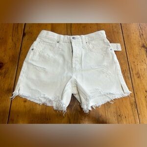Free People We The Free White Shorts Size 24